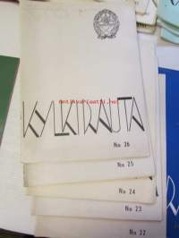 Kylkirauta 1955-71 vuosien lehtiä 38 kappaletta - kadettikunta lehti