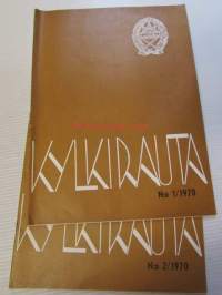 Kylkirauta 1955-71 vuosien lehtiä 38 kappaletta - kadettikunta lehti