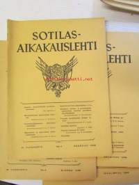 Sotilas aikakauslehti 1949-1979 vuosien lehtiä 125 kappaletta - katso kuvista tarkemmin