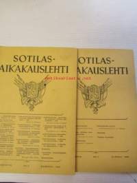 Sotilas aikakauslehti 1949-1979 vuosien lehtiä 125 kappaletta - katso kuvista tarkemmin