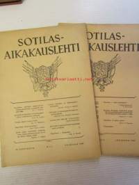 Sotilas aikakauslehti 1949-1979 vuosien lehtiä 125 kappaletta - katso kuvista tarkemmin