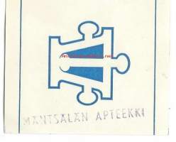 Mäntsälän Apteekki  Mäntsälä -     resepti signatuuri  1966