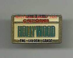 California Hollywood pinssi - pinssi rintamerkki