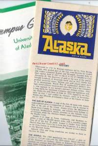 Alaska  1960-luku  - matkailuesite 2  kpl