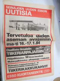 Seinäjoen uuden Esson uutisia (1984) - Tervetuloa uuden aseman avajaisiin