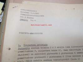 Sotakorkeakoulu 1960-luvun alkupuolen kurssimateriaalia noin 20 kansiollista - Kapteeni Mäki