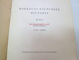 Kokkolan kaupungin historia osa II 1714-1808
