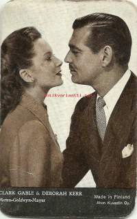 Clark Gable &amp; Deporah Kerr -  keräilykortti, keräilykuva
