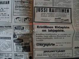 Turkulainen 1976 / 45 . 9.12.1976. - Katso kuvista sisältöä.