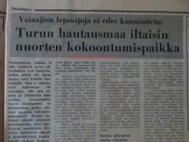 Turkulainen 1976 / 45 . 9.12.1976. - Katso kuvista sisältöä.