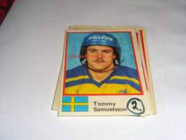 Semic Jääkiekon MM-82 Tommy Samuelsson (Taustapaperi irronnut)