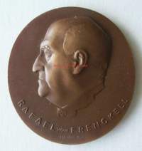 Rafael von Frenckell  1883-1953  mitali  ( Essi Renvall ) ,     taidemitali 55 mm