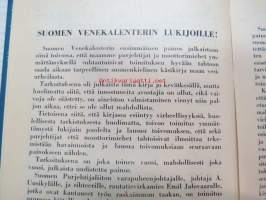 Suomen venekalenteri nr 1-2 1930-1931