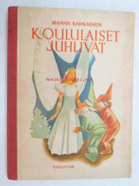 Koululaiset juhlivat