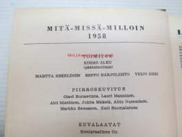 Mitä Missä Milloin 1958 - Kansalaisen vuosikirja