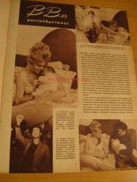 Elokuva-Aitta 1960 nr 3, Kansikuva O.W. Fischer, Uljas Musta, Sabine, BB:n vauva, Anneli Sauli - Ann Savo seikkailee Saksassa, Lilli Palmer, ym.