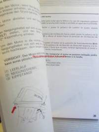 Honda outboard motor 8F75-100 owner&#039;s manual -omistajan käsikirja