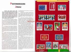 Postimerkkien joulu - joulupostimerkkejä 1983-90 **.  Lajitelma. Postimerkkikeskuksen alkuperäispakkauksessa.