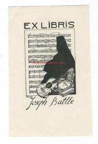 Joseph Battle    - Ex Libris