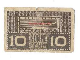 Eesti 10 penni  1919  seteli