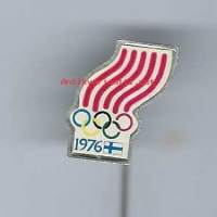 Olympialaiset 1976 -   neulamerkki, rintamerkki