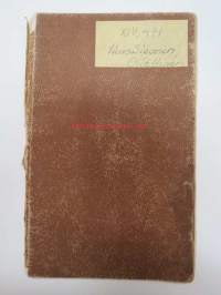 Vieno Annikki Miettinen (os. Sikanen) -Helsingin yliopsto - Historiallis-kielitieteellinen -opintokirja  nr 1249, 6.10.1952