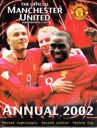 The Official Manchester United Annual 2002.  MANUn virallinen vuosikirja 2002.  www.manutd.com