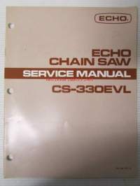 Echo chain saw CS-330EVL Service manual -huoltokirja