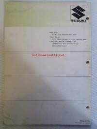 Suzuki DT300 Parts Catalogue perämoottori -varaosaluettelo