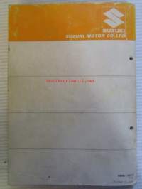 Suzuki RM125 (M-S-A-B) Parts Catalogue mootoripyörä -varaosaluettelo
