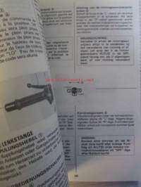 Suzuki RG250W Handbok/ Handleiding/ Fahrerhandbuch/ Manuel D&#039;entretien moottoripyrörä -käsikirja