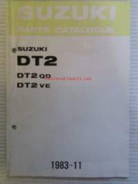 Suzuki DT2 / DT2 qd / DT2 ve Parts Catalogue perämoottori -varaosaluettelo
