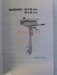 Suzuki DT2 / DT2 qd / DT2 ve Parts Catalogue perämoottori -varaosaluettelo