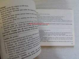 Honda XL250S Owner&#039;s manual -omistajan käsikirja
