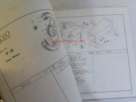 Honda XR75K4 - 1 parts list varaosaluettelo