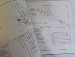 Honda XR75K4 - 1 parts list varaosaluettelo