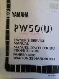 Yamaha PW50 (U) owner&amp;#180;s service manual -korjausohjekirja