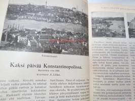 Otava - Kuvallinen kuukauslehti 1913 -sidottu vuosikerta, sisältää runsaasti mielenkiintoisia artikkeleita eri aihepiireistä, painokuvia, kannet sidottu tässä