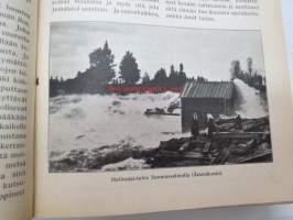 Otava - Kuvallinen kuukauslehti 1913 -sidottu vuosikerta, sisältää runsaasti mielenkiintoisia artikkeleita eri aihepiireistä, painokuvia, kannet sidottu tässä