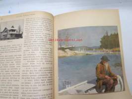 Otava - Kuvallinen kuukauslehti 1913 -sidottu vuosikerta, sisältää runsaasti mielenkiintoisia artikkeleita eri aihepiireistä, painokuvia, kannet sidottu tässä