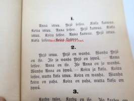 Förberedande öfningskurs i finska språket för små nybegynnare. Helsingfors 1885
