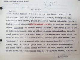 Unto Ilmari Tolvanen - (nimenmuutoksen jälkeen) Tolvas - kansiollinen pappisuraan liittyviä todistuksia, nimityskirjoja, asiakirjoja jne.