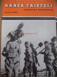 Kansa taisteli - miehet kertovat 1965 nr 10 /   Jatkokoulussa YH:n aikana, Viime juna ja ensimmäinen lentokone, Toini Rämälä - Sairaanhoitajana Kannaksella,