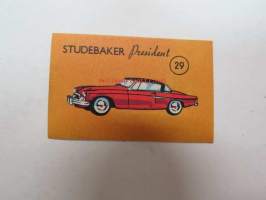 Studebaker President -keräilykortti nr 29