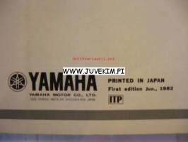 Yamaha XZ550&#039;82 (11U) -luettelo
