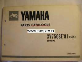 Yamaha XV750SE&#039;81 (5G5) -luettelo