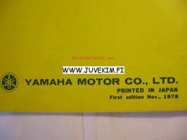 Yamaha model YZ125F model code 2Y5 -luettelo