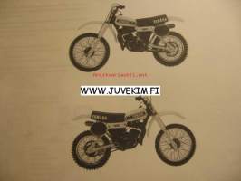 Yamaha model YZ125F model code 2Y5 -luettelo