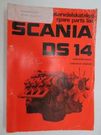 Scania DS 14 Industrimotorer - Industrial engines - Reservdelskatalog - Spare Parts list -varaosaluettelo