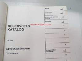 Scania DS 14 Industrimotorer - Industrial engines - Reservdelskatalog - Spare Parts list -varaosaluettelo